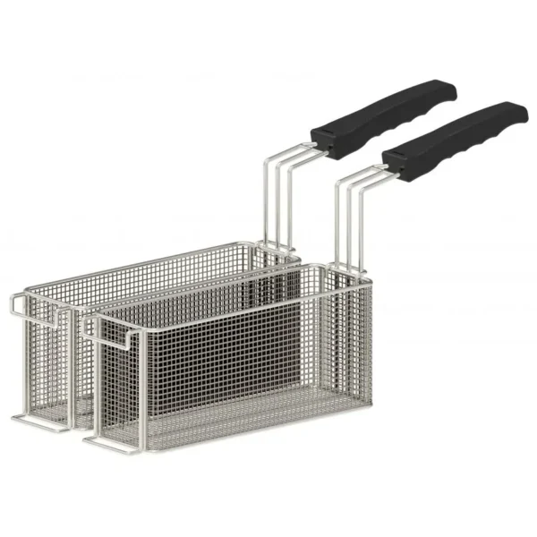 LOT DE 2 PANIERS 6,5L POUR FRITEUSE 16 LITRES