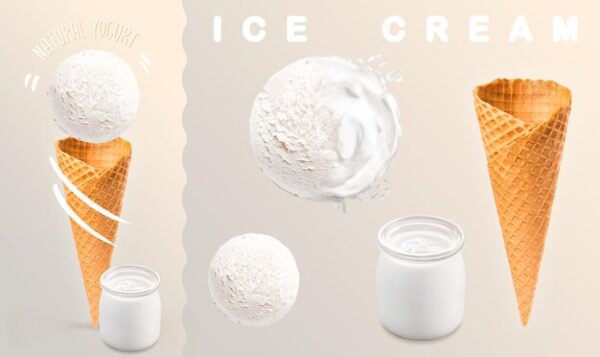 YAOURT NATURE GLACE / POT DISPONIBLE EN 3 FORMATS