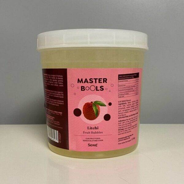 BOBA - LITCHI - BUBBLE TEA PEARLS - 1,3 KG.