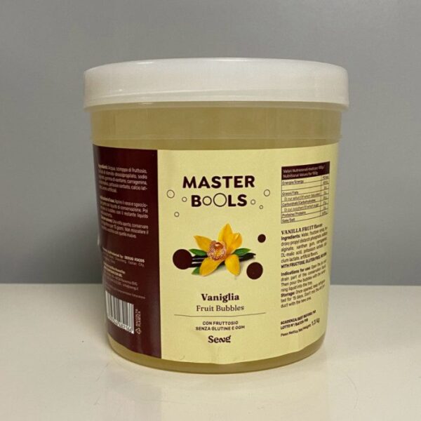 BOBA - VANILLE - PERLES DE BUBBLE TEA - 1,3 KG.
